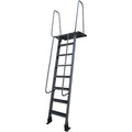 8' Steel Ladder with handrails