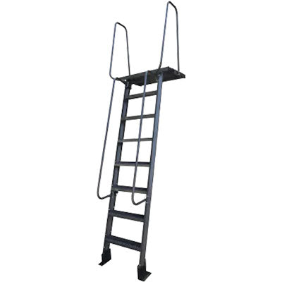 10' Steel Ladder with handrails