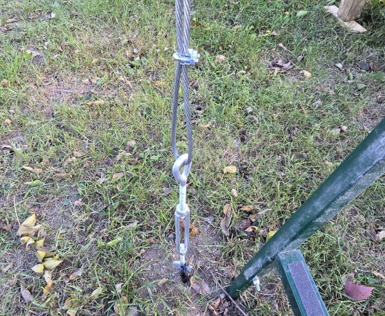 Ground Anchor System - 30" Gound Anchor with Cable and Tightener