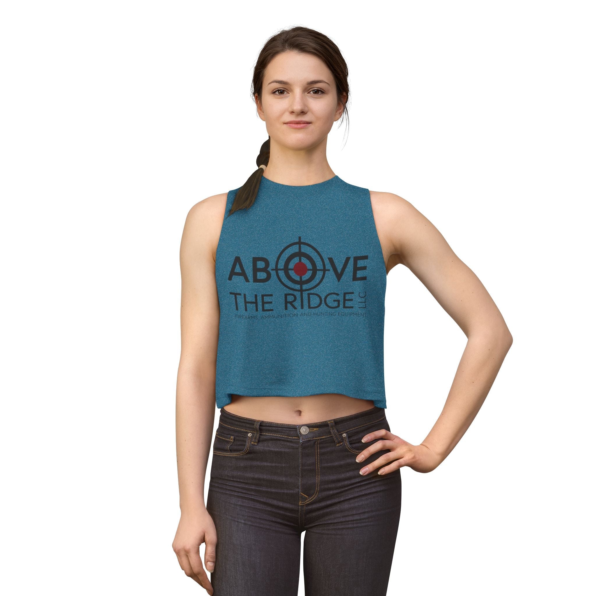 Crop Top "Above The Ridge" Logo Crop