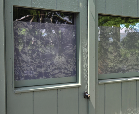 Camo Cover Tech - One Way Screen On Clear Windows