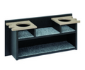 2' Poly Accessory Shelf - 2 cup Holders and Carpet Shelves
